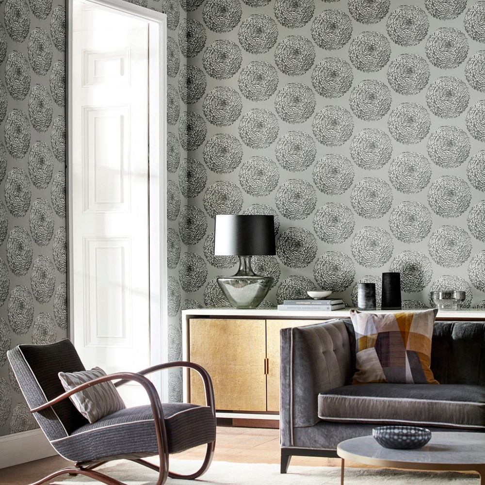 Elixity Wallpaper 112176 by Harlequin in Titanium Grey